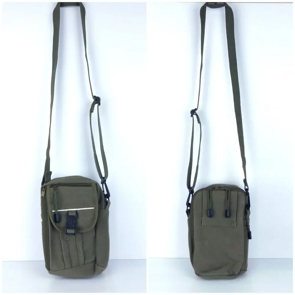 Rothco Military Canvas Shoulder Bag Olive Drab Utility Crossbody EDC Pouch